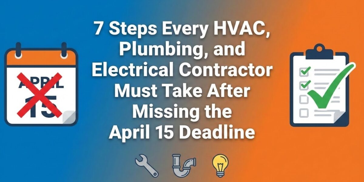 missed April 15 tax deadline contractor