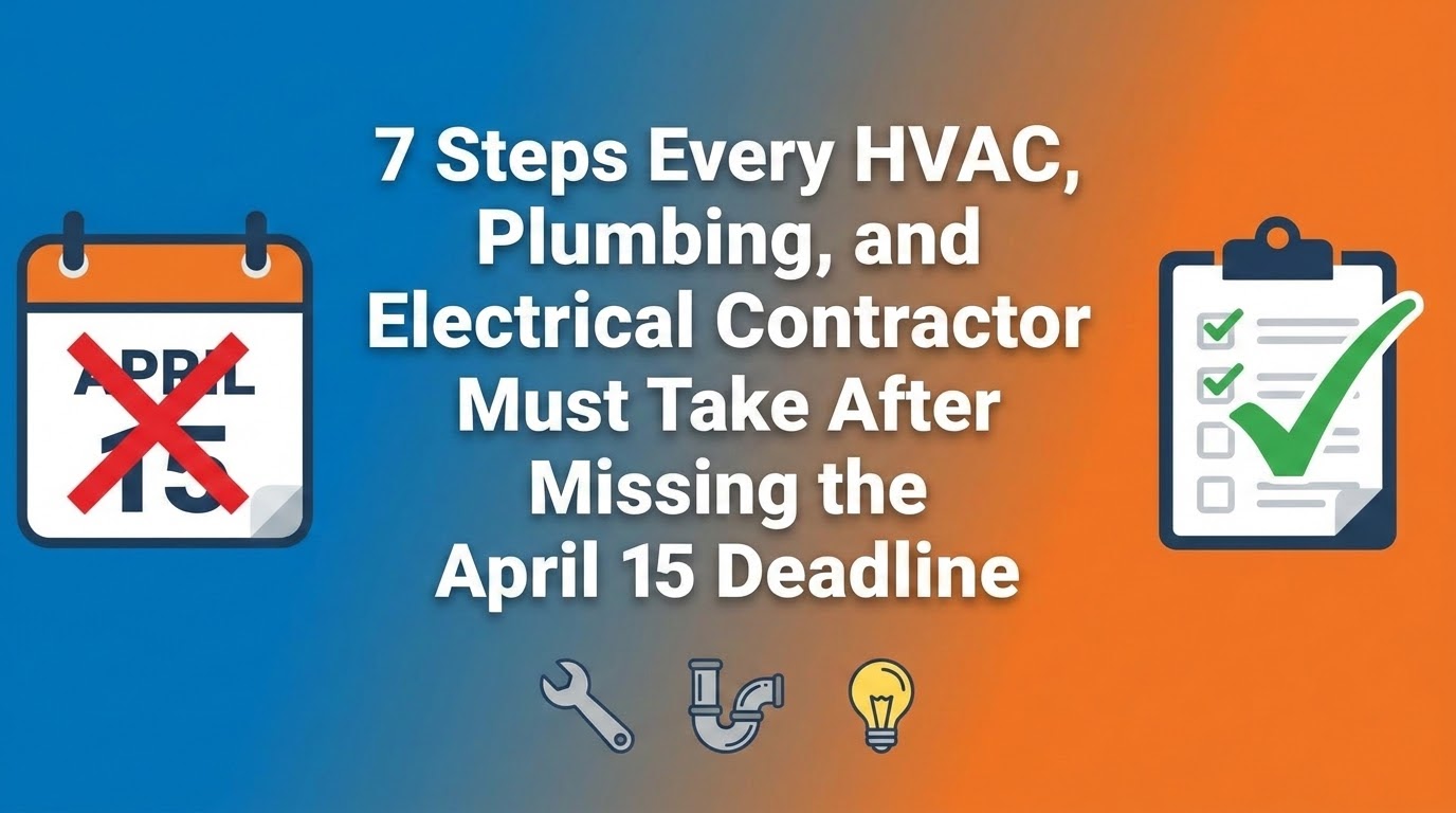 missed April 15 tax deadline contractor